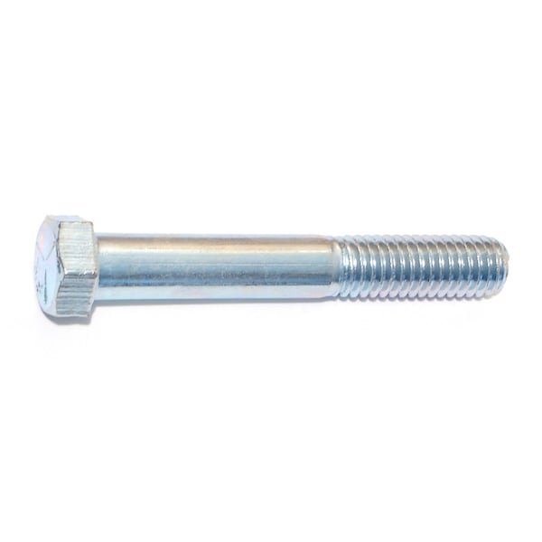 Midwest Fastener Grade 5, 7/16"-14 Hex Head Cap Screw, Zinc Plated Steel, 3 in L, 6 PK 60067 - main
